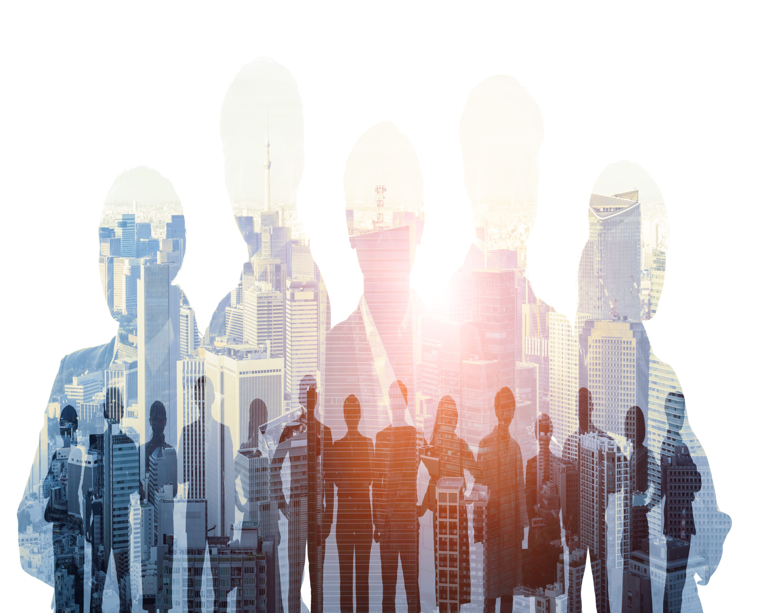 Teamwork of business concept. Group of businessperson.